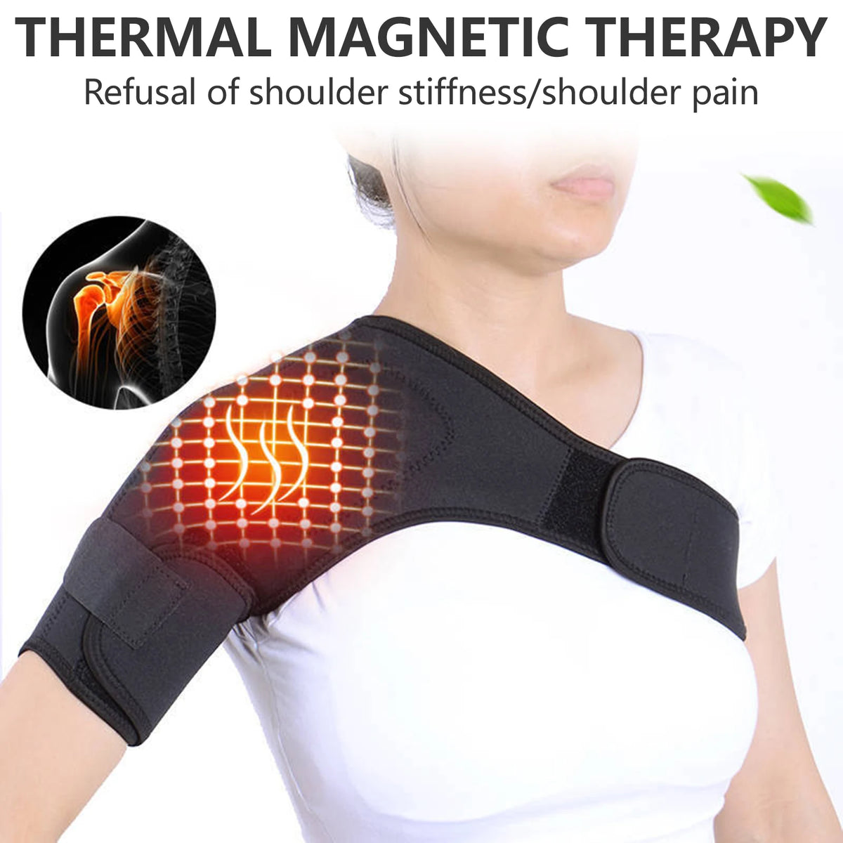 OMVLA™ Faja Térmica para Hombro – Terapia de Calor y Compresión