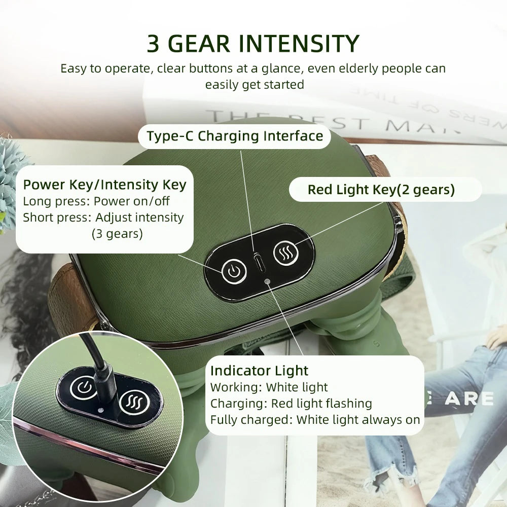 OMVLA™ Bionic Neck & Shoulder Massager - Masajeador de Amasado Inalámbrico