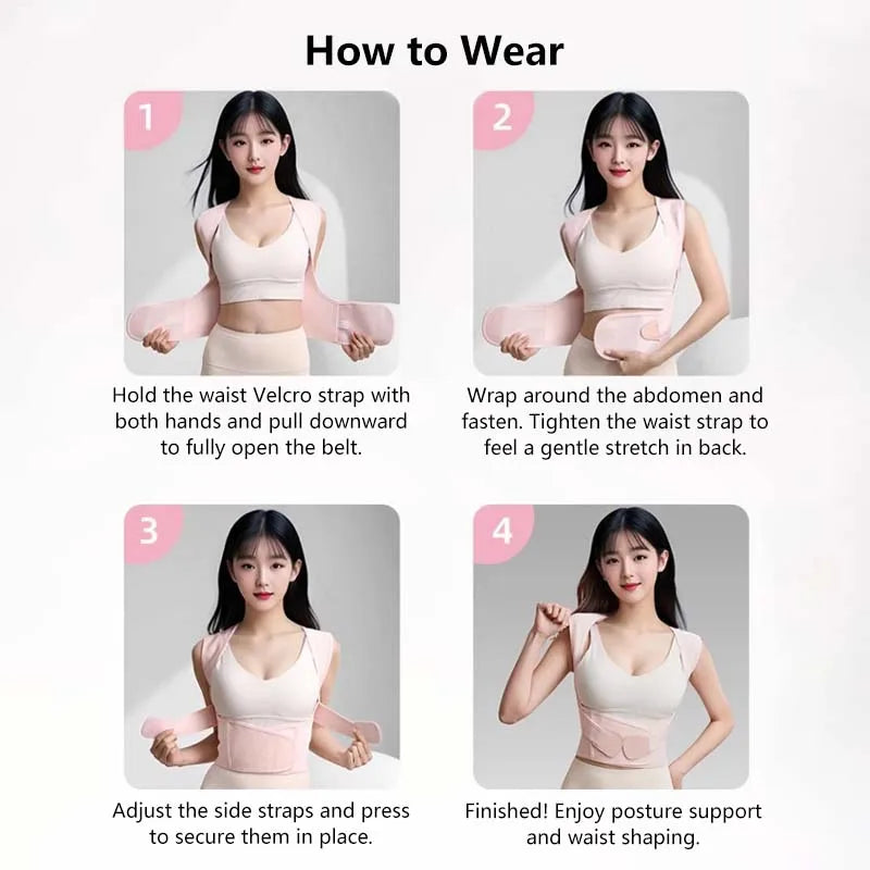 OMVLA™ Corrector de Postura - Faja de Soporte para Espalda y Cintura
