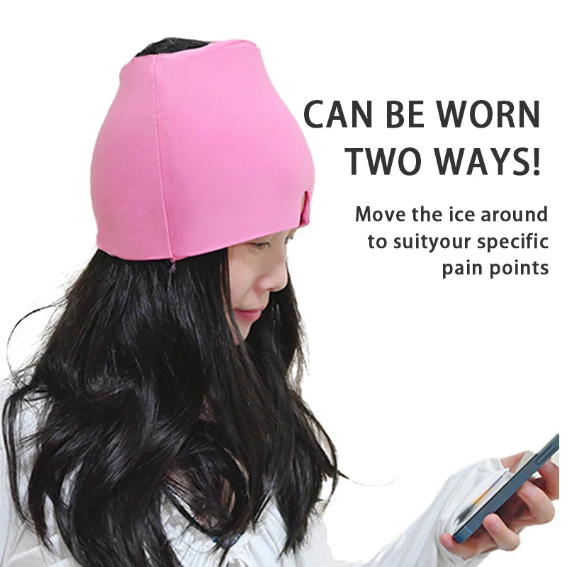 OMVLA™ Gorro de Gel Frío - Compresa para Cabeza y Ojos