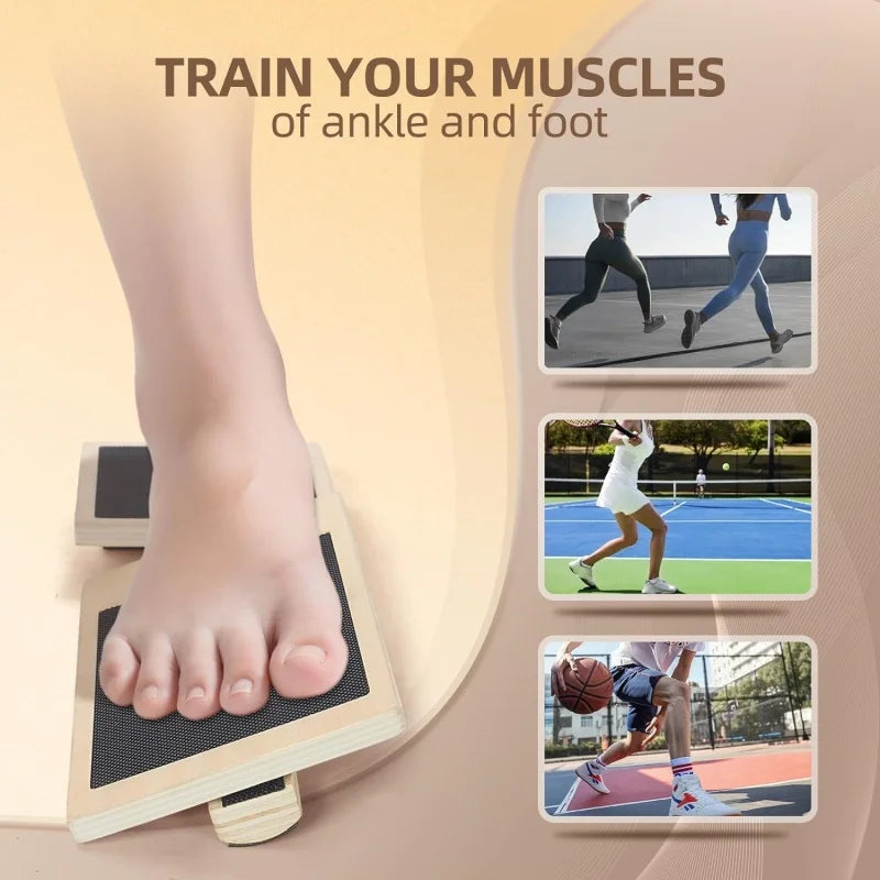 OMVLA™ Balance Board - Tabla de Equilibrio para Rehabilitación de Tobillo