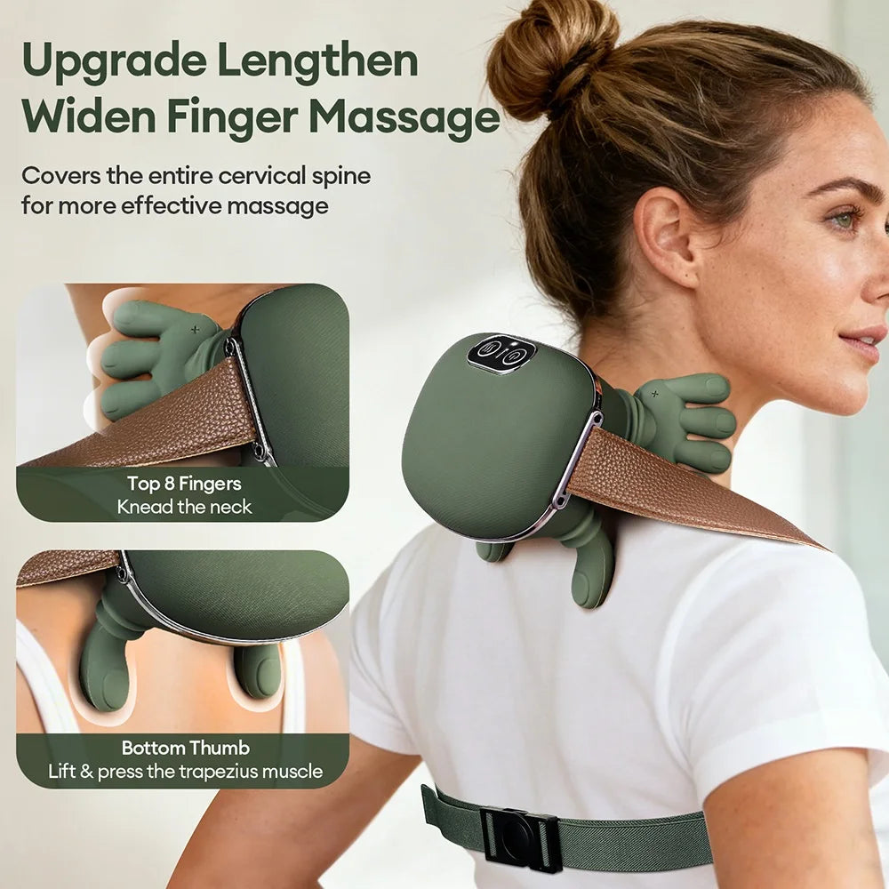 OMVLA™ Bionic Neck & Shoulder Massager - Masajeador de Amasado Inalámbrico