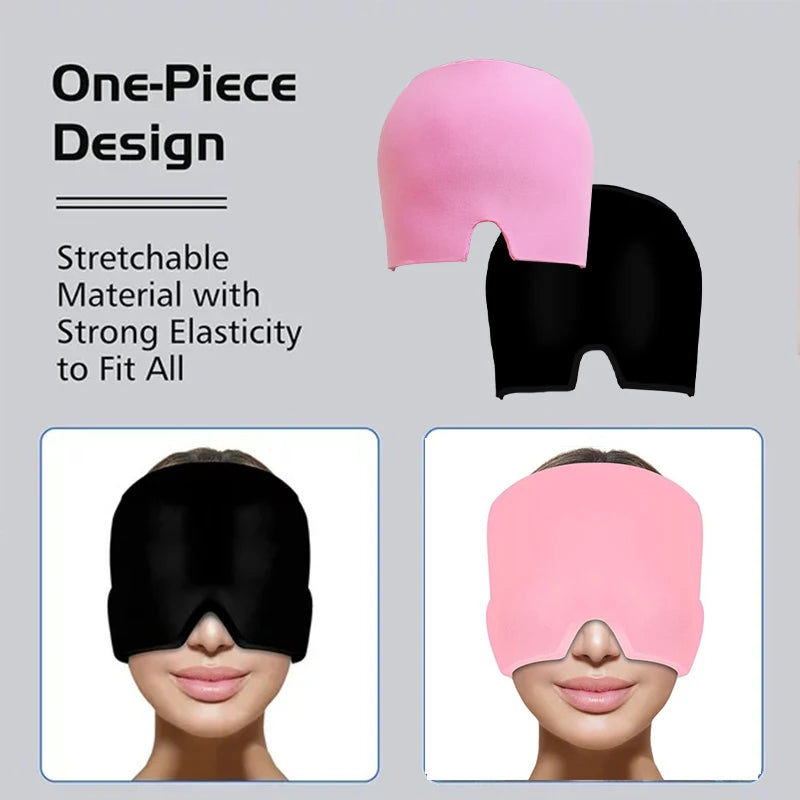 OMVLA™ Gorro de Gel Frío - Compresa para Cabeza y Ojos